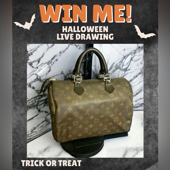 Louis Vuitton Vintage Speedy 30 Halloween Giveaway Tickets👻 - Picture 1 of 11